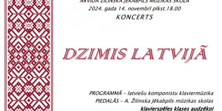 Dzimis Latvijā