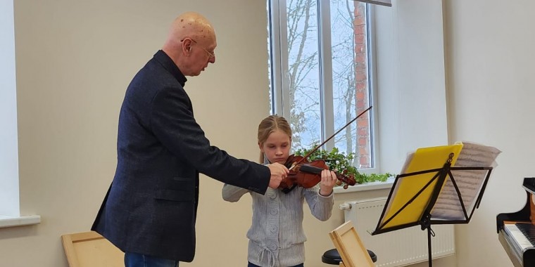 Meistarklase vijoles spēles pedagogiem